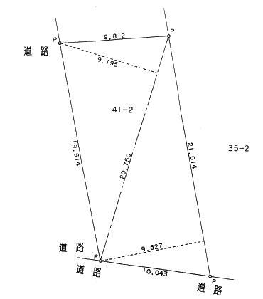 Compartment figure. Land price 5.8 million yen, Land area 198 sq m