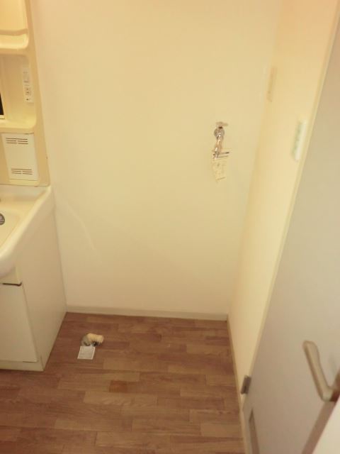 Living and room. I like the indoor laundry storage. 