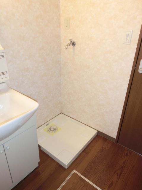 Other room space. Washing machine in the room