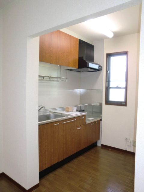 Kitchen. Kitchen of easy to move the kitchen space