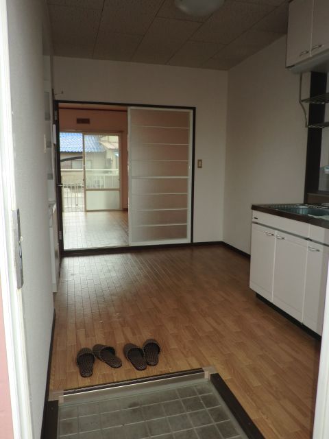 Entrance. It is a photograph from the front door.