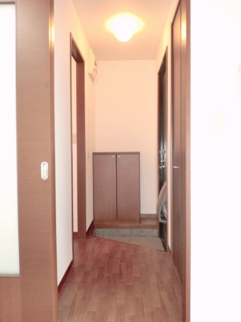 Entrance. Entrance there is a small shoebox stepped.