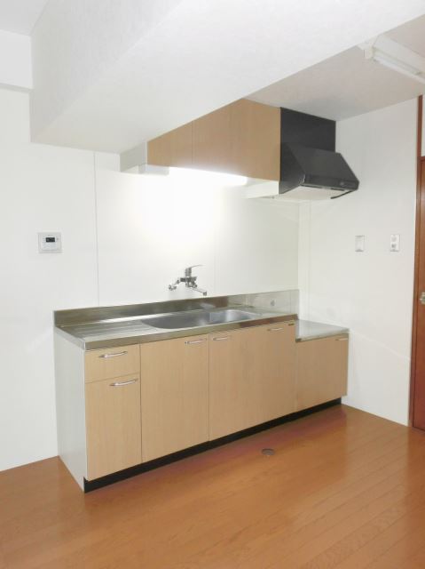 Kitchen. Two-burner stove is also comfortably put space.