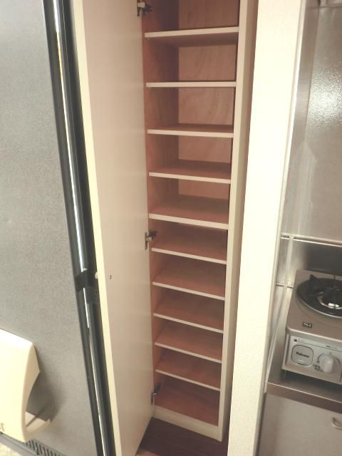 Entrance. It is with the property glad shoebox. 