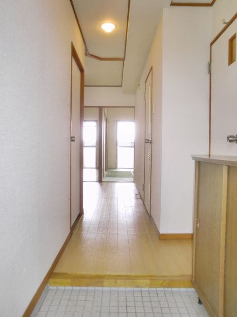 Entrance. Since also attached cupboard is safe even if visible customer number.