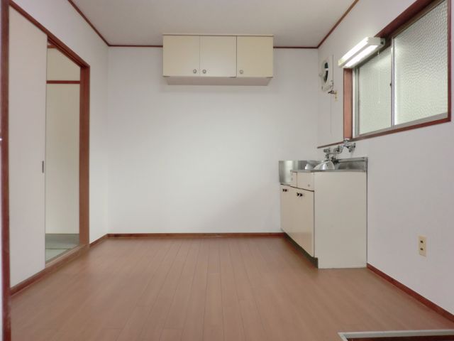 Living and room. Cooking space of spread.
