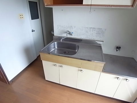 Kitchen. The kitchen is the size for the family.