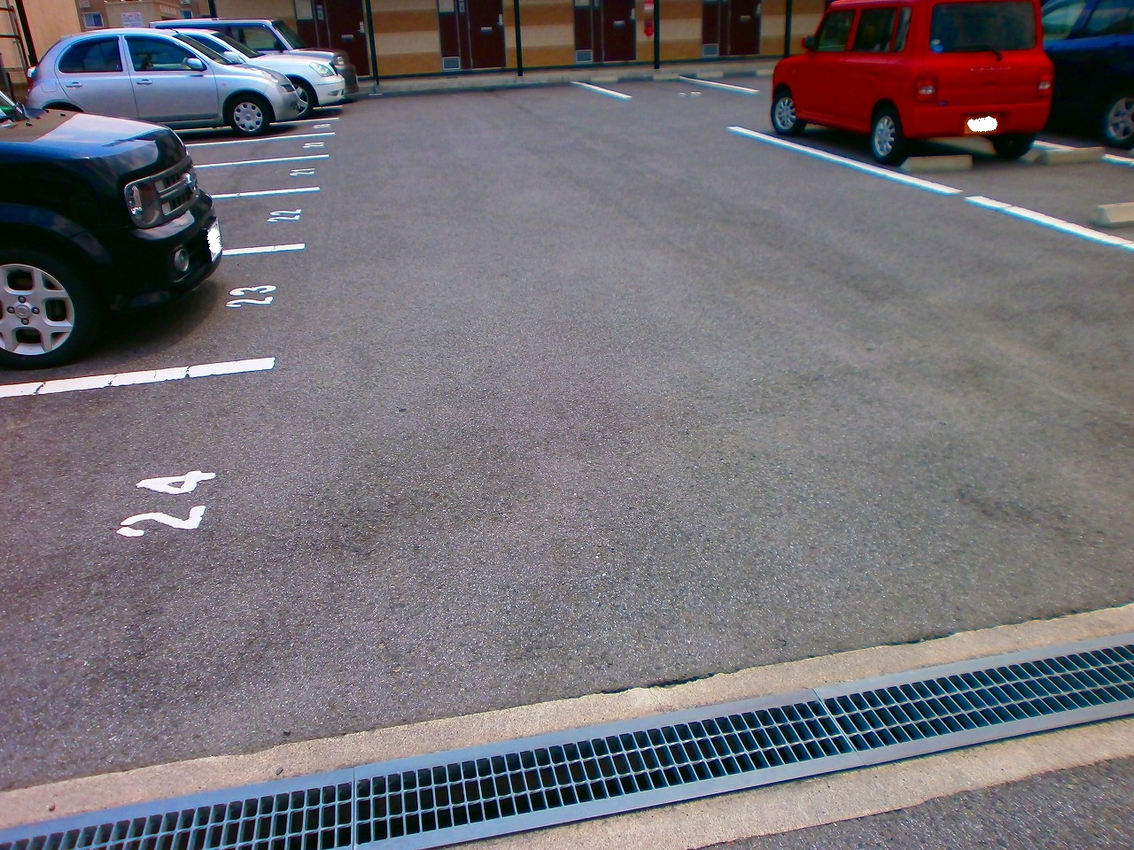 Parking lot. Parking is of course on site! 