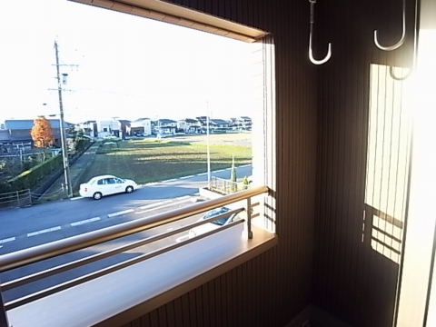 Balcony. Also protected privacy in the enclosed balcony