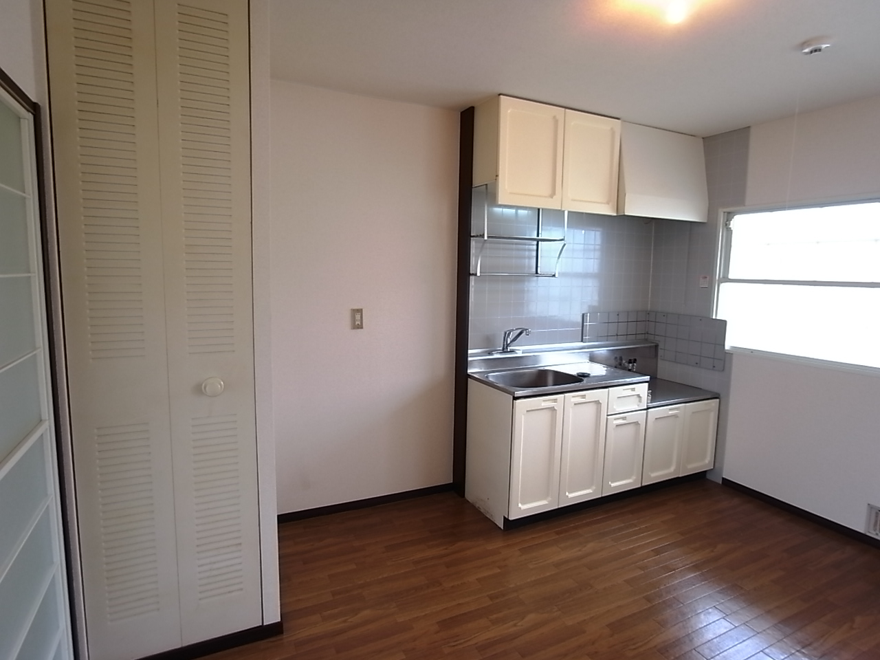 Kitchen. You can put even refrigeration and cupboard next to the kitchen. 