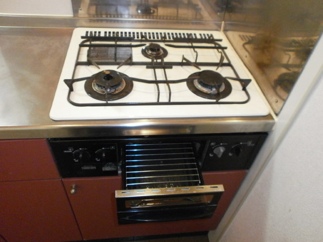 Kitchen. Gas stove Installed