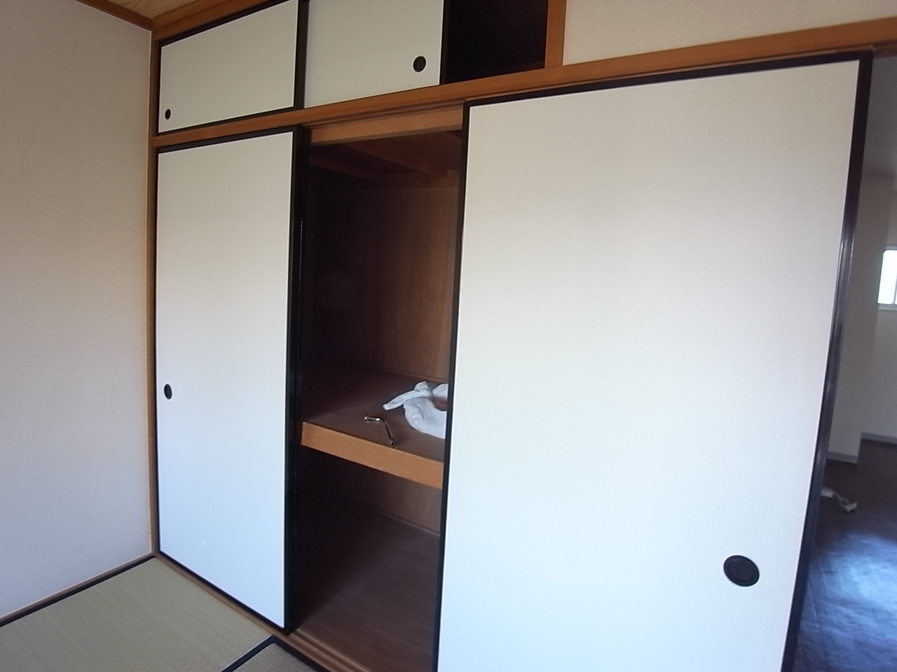 Receipt. Storage closet