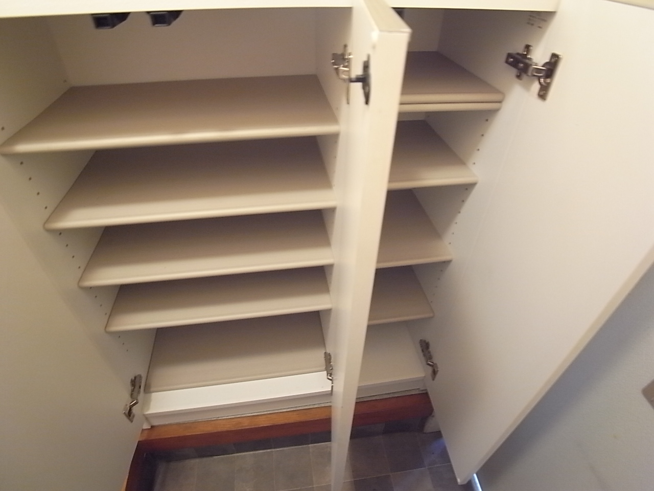 Entrance. It comes with a shoe box storage