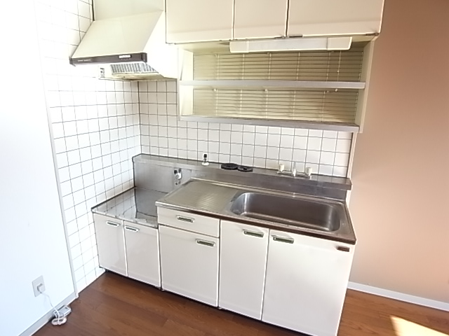 Kitchen. Living in a bright sunlight enters! 