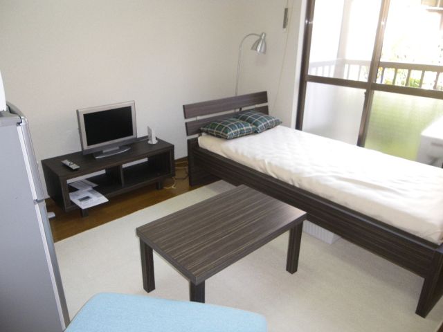 Living and room. It pours the light of the sun, Bright room.