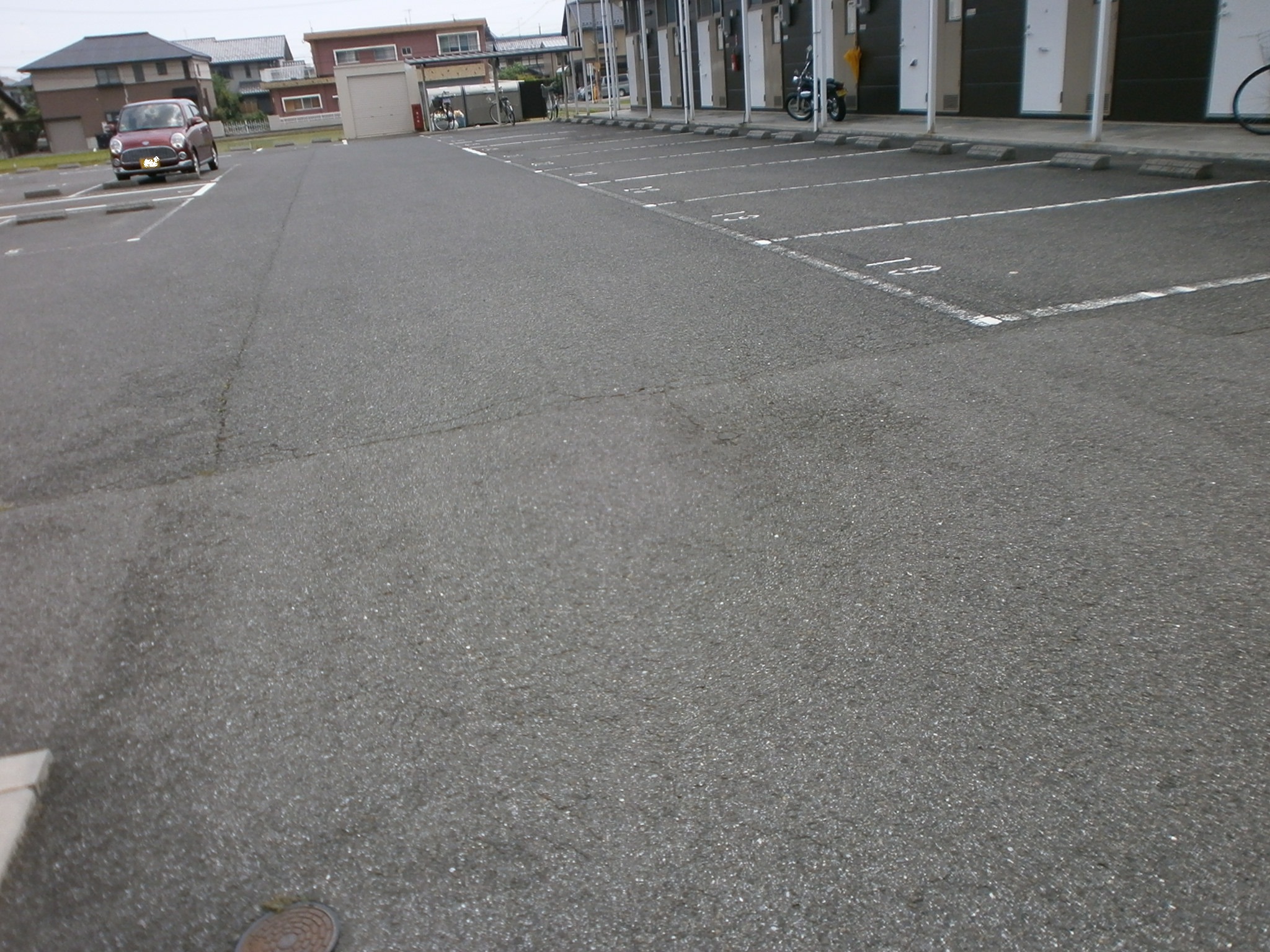 Parking lot. Parking is of course on site! 