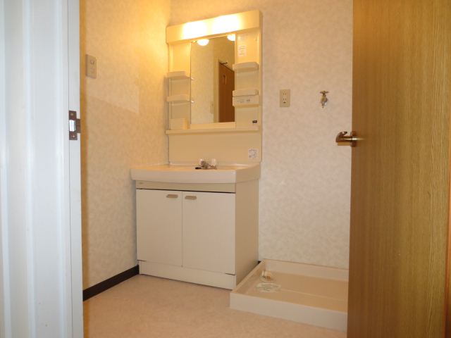 Washroom. There washbasin independent