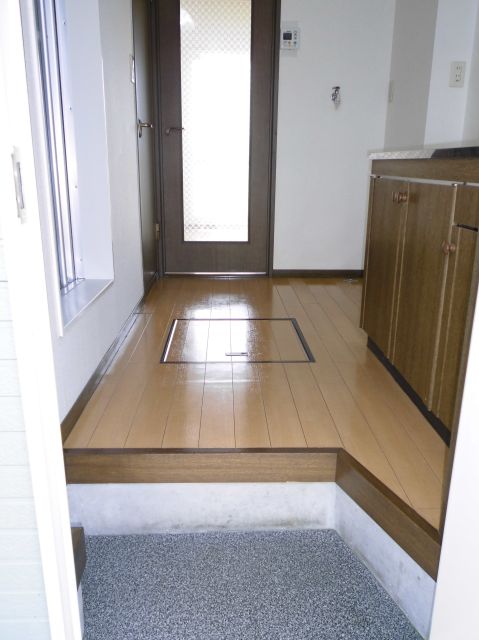Entrance. Bright entrance