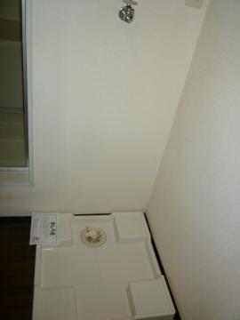 Other room space. Washing machine in the room