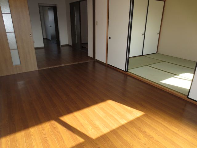 Living and room. Sunny