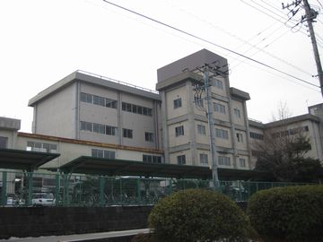 Junior high school. Annaka Municipal second junior high school (junior high school) up to 1315m