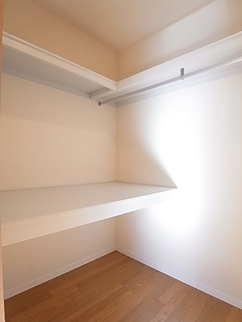 Receipt. Walk-in closet of a large capacity