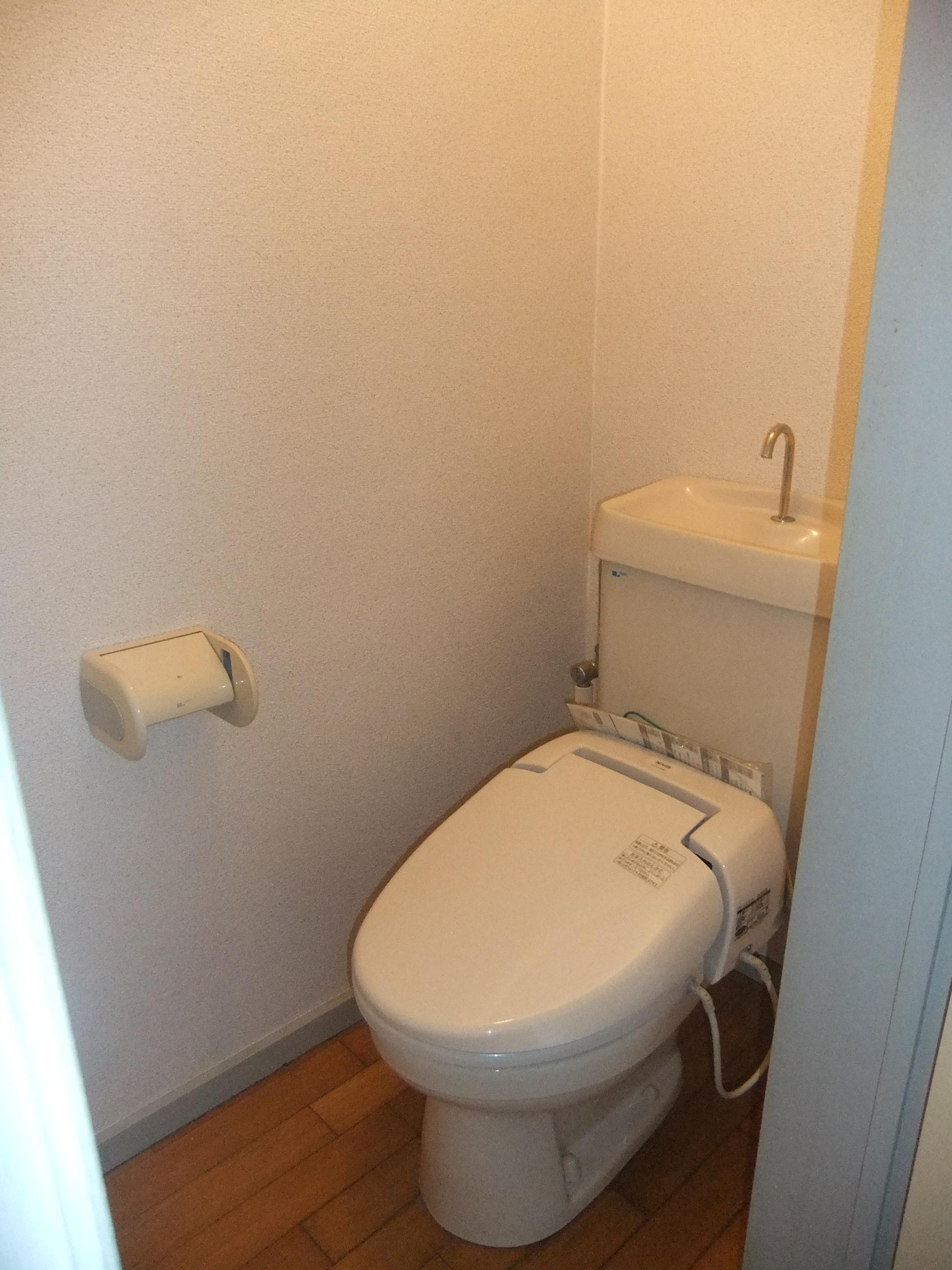 Toilet. Warm water washing toilet seat