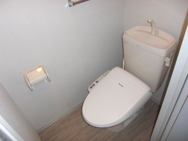 Toilet. It comes with popular equipment Washlet.