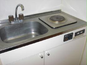 Kitchen. Electric stove ☆ Role in fire prevention!