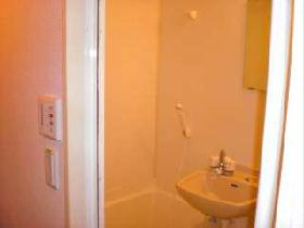 Bath. It is with a bathroom dryer. 