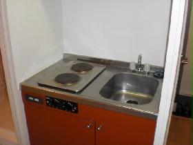 Kitchen. Electric stove ☆ Role in fire prevention!