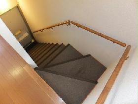 Entrance. Private stairs ☆ Role in the protection of privacy!