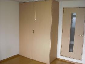 Living and room. Spacious closet