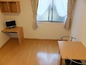 Living and room. Shooting from the top of the bed.