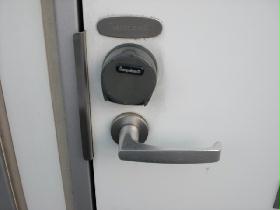 Entrance. Card is the key support. 