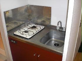 Kitchen. It is a convenient 2 lot gas stoves