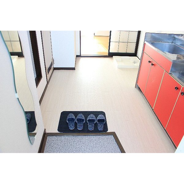 Entrance. Kitchen space