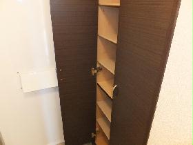 Entrance. Wide enough cupboard.