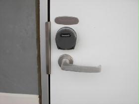 Entrance. It is a card key type.