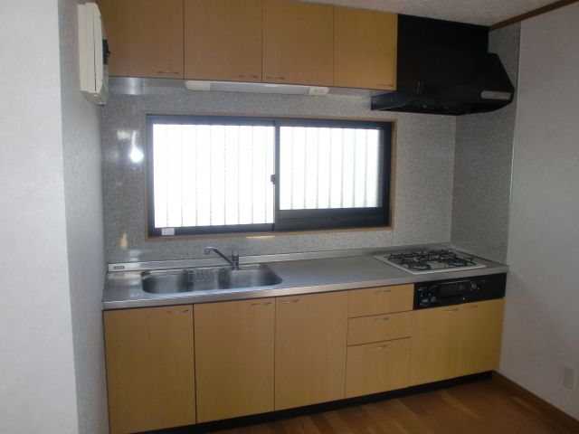 Kitchen. Bay window is also a corner room of beautiful flooring with. 