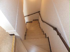 Living and room. It was taken from the stairs of the upper to the second floor.