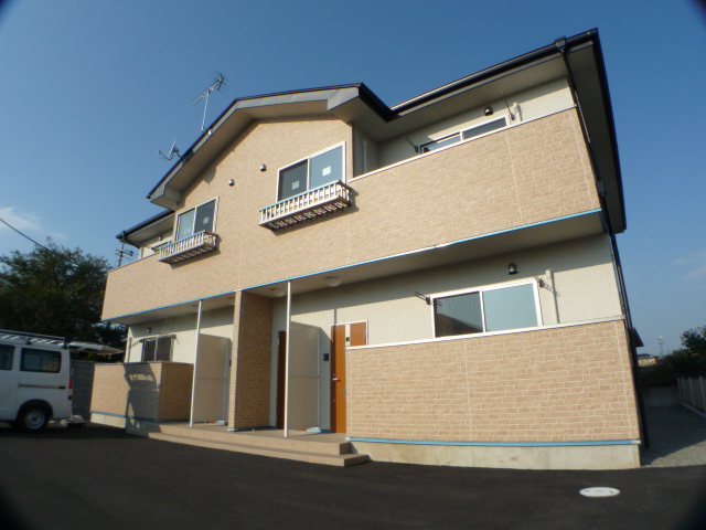 Building appearance. Newly built apartment! The second floor is 2LDK on the first floor is 1LDK