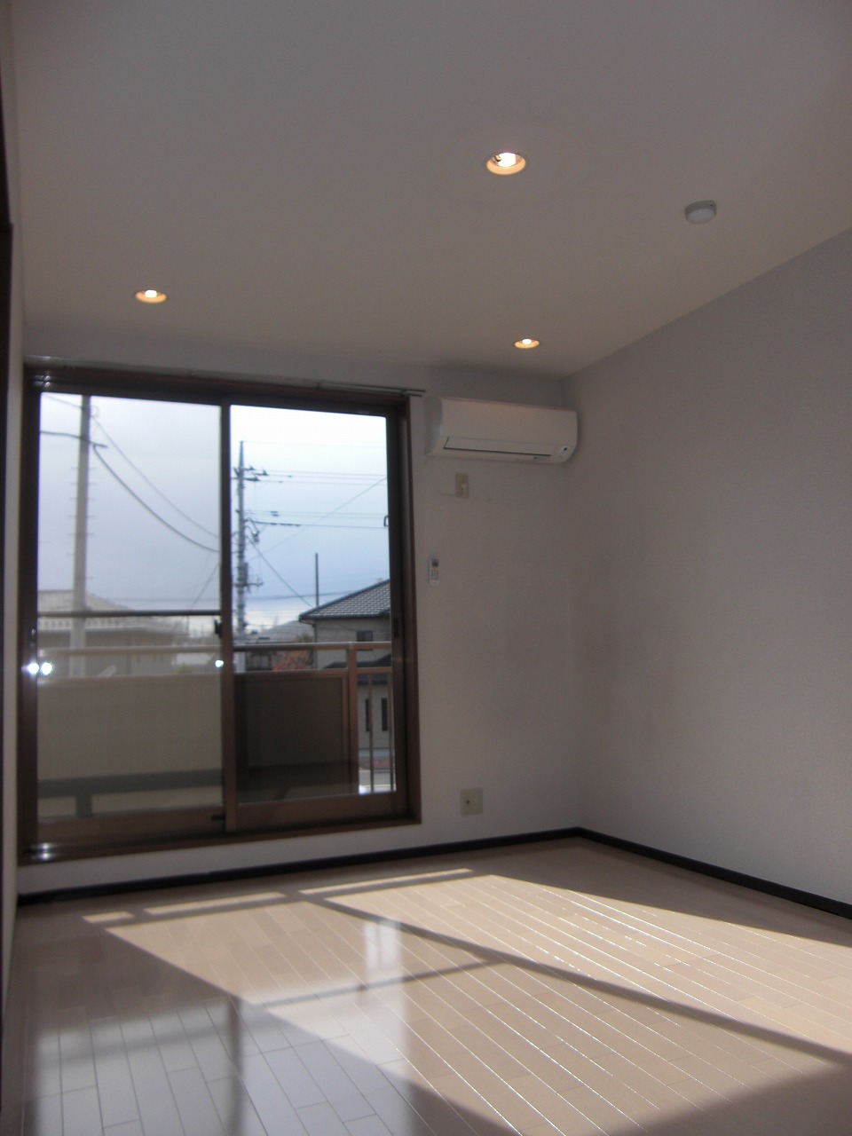 Living and room. Day preeminent! Down lights in the ceiling