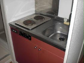Kitchen. Electric stove ☆ Role in fire prevention!