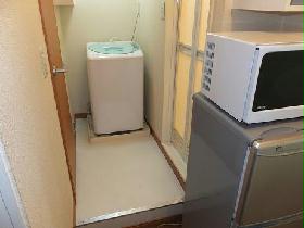 Living and room. Indoor Laundry