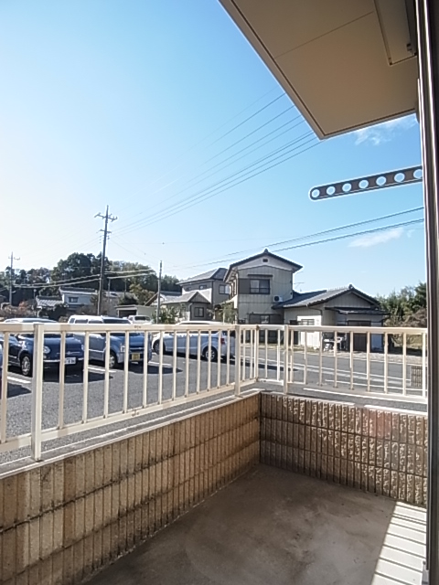 Balcony. Wide balcony