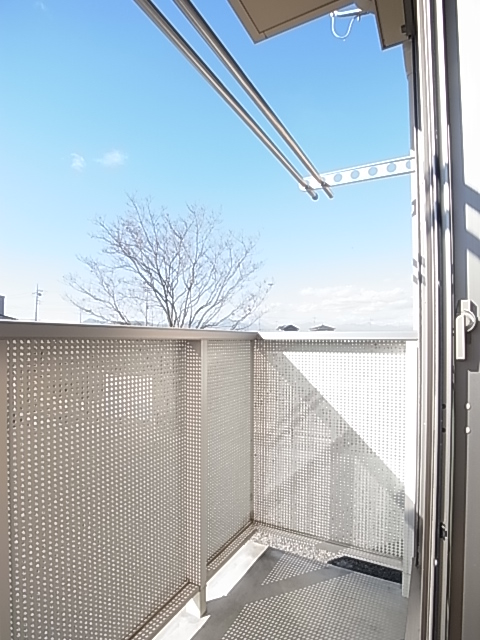 Balcony. Wide balcony