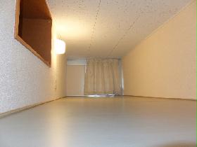 Living and room. Loft is an internal