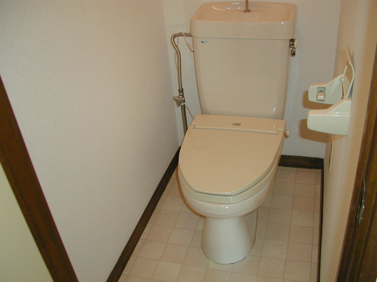 Toilet. It is a toilet with a clean