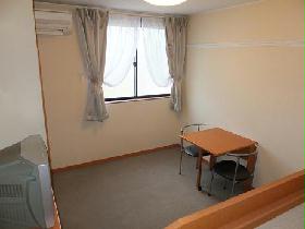 Living and room. It is a photograph that was taken out of bed the upper part ☆